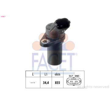 Generátor impulsů, klikový hřídel FACET 9.0837
