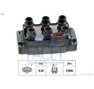 Zapalovací cívka FACET 9.6070