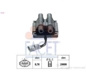 Zapalovací cívka FACET 9.6166