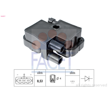 Zapalovací cívka FACET 9.6317