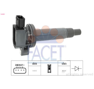 Zapaľovacia cievka FACET 9.6359