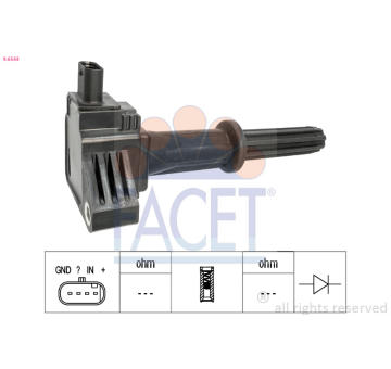 Zapaľovacia cievka FACET 9.6544
