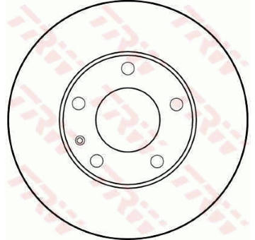 Brzdový kotouč TRW DF1556