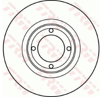 Brzdový kotouč TRW DF2613