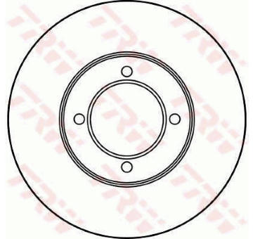 Brzdový kotouč TRW DF2691