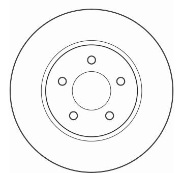 Brzdový kotúč TRW DF3920S