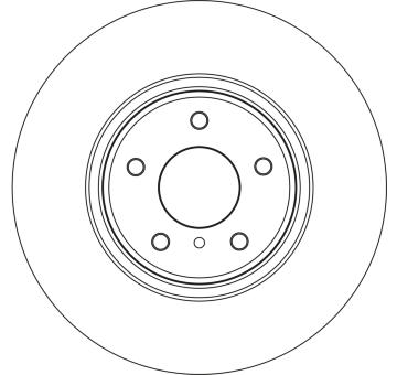 Brzdový kotúč TRW DF3925S