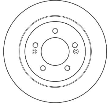 Brzdový kotúč TRW DF3945