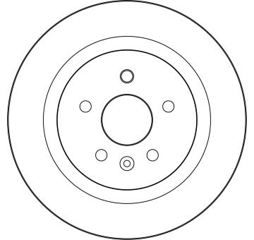 Brzdový kotúč TRW DF3950