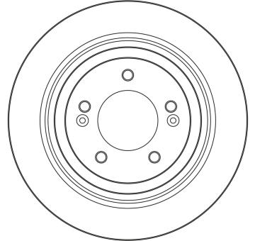 Brzdový kotúč TRW DF3955