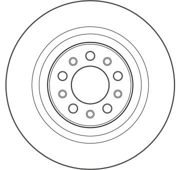 Brzdový kotúč TRW DF4068