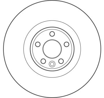 Brzdový kotúč TRW DF4073S