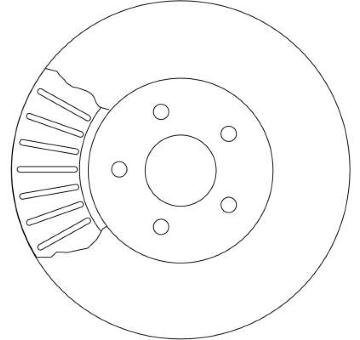 Brzdový kotouč TRW DF4147