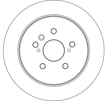 Brzdový kotúč TRW DF4398