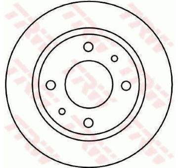 Brzdový kotouč TRW DF4474