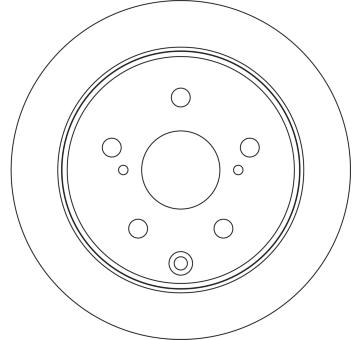 Brzdový kotúč TRW DF4505