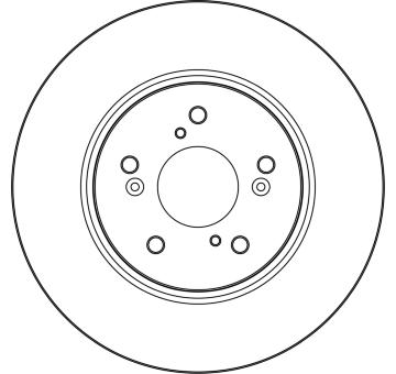 Brzdový kotúč TRW DF4613S