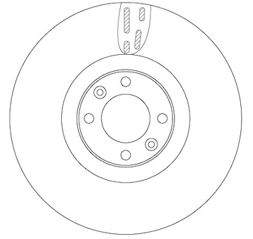 Brzdový kotouč TRW DF6140