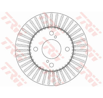Brzdový kotouč TRW DF6227