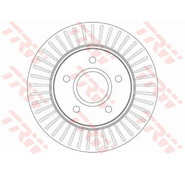 Brzdový kotouč TRW DF6253S
