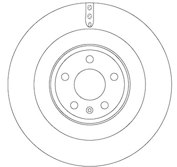 Brzdový kotouč TRW DF6343S