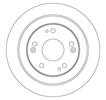 Brzdový kotouč TRW DF6526