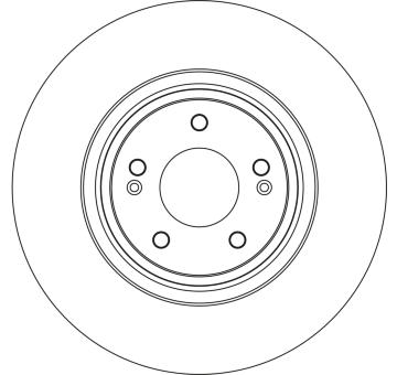 Brzdový kotúč TRW DF6538S