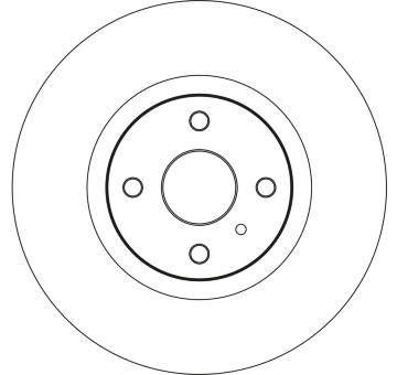 Brzdový kotúč TRW DF6539