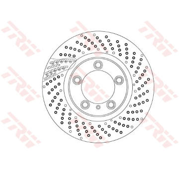 Brzdový kotouč TRW DF6541S