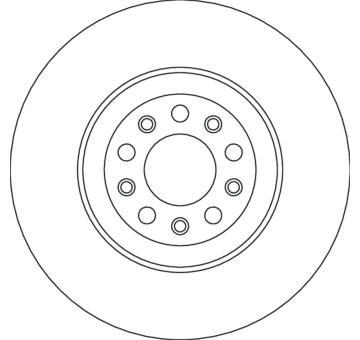 Brzdový kotouč TRW DF6551S