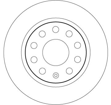 Brzdový kotouč TRW DF6553