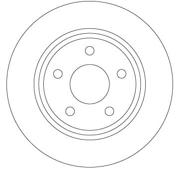 Brzdový kotouč TRW DF6556