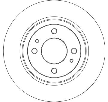 Brzdový kotúč TRW DF6561