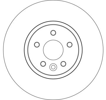 Brzdový kotúč TRW DF6565S