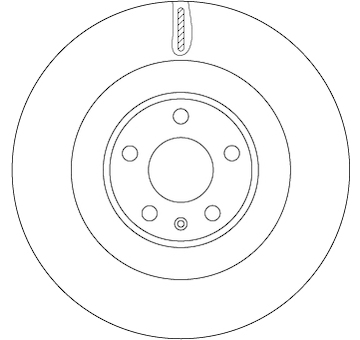 Brzdový kotouč TRW DF6570