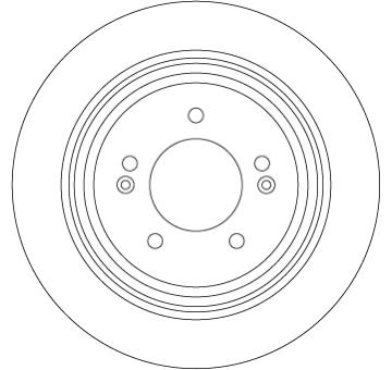 Brzdový kotouč TRW DF6573