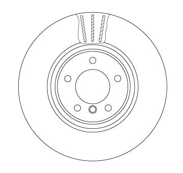 Brzdový kotouč TRW DF6609S