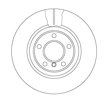 Brzdový kotouč TRW DF6616S