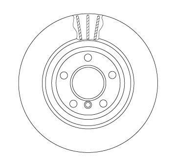 Brzdový kotouč TRW DF6617S