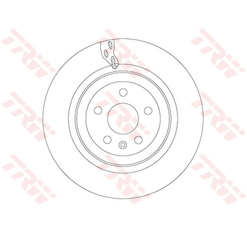 Brzdový kotouč TRW DF6702S