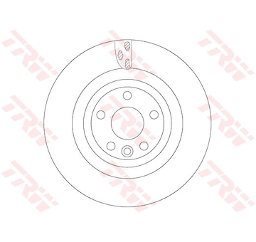 Brzdový kotouč TRW DF6706S