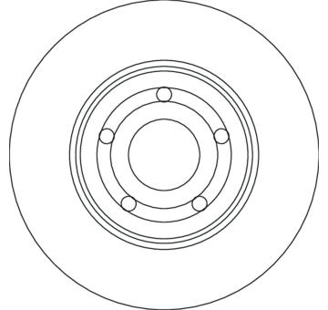 Brzdový kotouč TRW DF6708