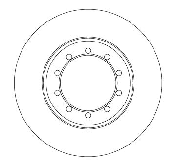 Brzdový kotouč TRW DF6711