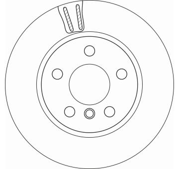 Brzdový kotouč TRW DF6715
