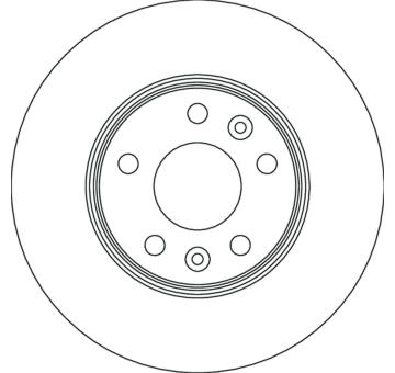 Brzdový kotouč TRW DF6720S