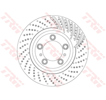 Brzdový kotouč TRW DF6721S
