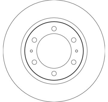 Brzdový kotouč TRW DF6726S
