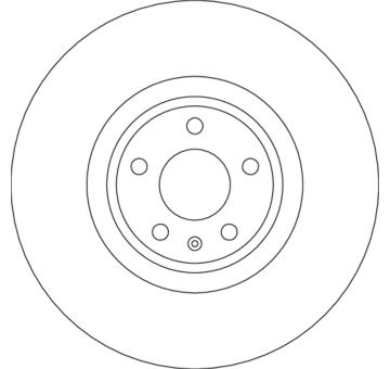 Brzdový kotouč TRW DF6729S