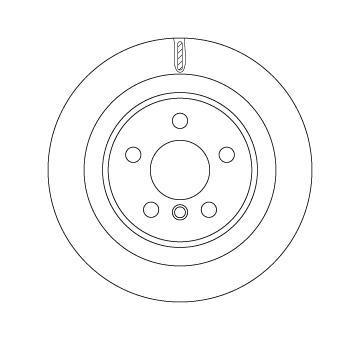 Brzdový kotouč TRW DF6755