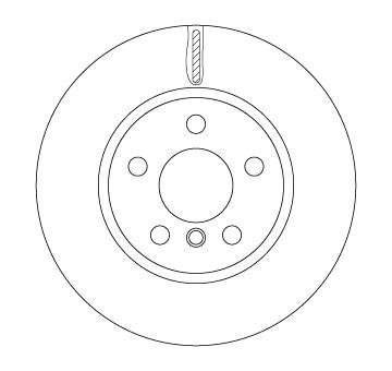Brzdový kotouč TRW DF6757